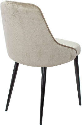 Стул для дома Бюрократ KF-5 песочный Light 21 металл черный на ножках (KF-5/LT21)