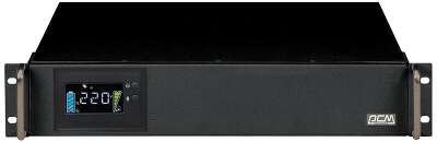 PowerCom King Pro RM KIN-3000AP LCD (3U) ИБП {Line-Interactive, 3000VA/2400W, Rack, 6х С13, Serial+USB, SmartSlot, RS-232} (1152615)