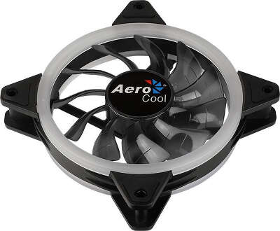 Вентилятор для корпуса Aerocool Rev RGB 120х120x25 черный 3-pin 15дБ (REV RGB 120) Ret