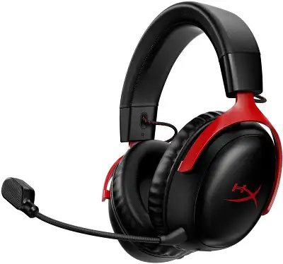 Игровая гарнитура беспроводная HyperX Cloud III Black Red 77Z46AA