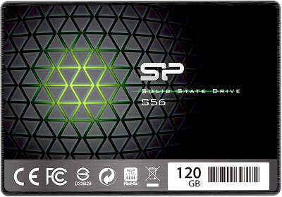 Твердотельный накопитель SATA3 120Gb [SP120GBSS3S56B25RM] (SSD) Silicon Power Slim S56