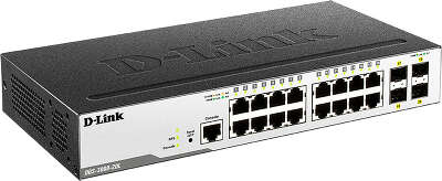 Коммутатор D-Link DGS-3000-20L/B1A 16G 4SFP управляемый