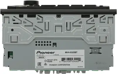 Автомагнитола Pioneer MVH-S325BT 1DIN 4x50Вт 1 ПДУ RDS