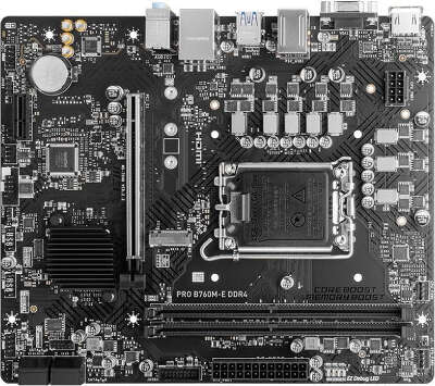 Материнская плата mATX LGA1700 MSI PRO B760M-E DDR4