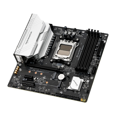 Материнская плата MAXSUN MS-Terminator B650M WIFI6, AM5, B650, 4*DDR5, 4*SATA 3.0, 2*M.2, USB 3.2, USB 2.0, Type-C, 1*PCIE 16, 1*PCIE 4, 1*PCIE 1, HDMI+DP, mATX