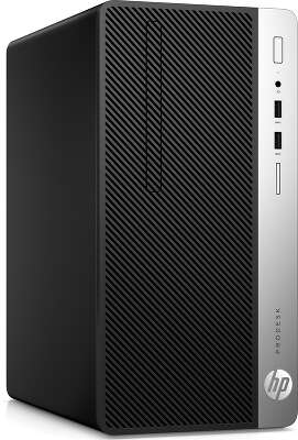 Компьютер HP ProDesk 400 G6 MT i3-8100/8/256 SSD/W10Pro,черный/серебристый (6CF47AV_Bundle2)