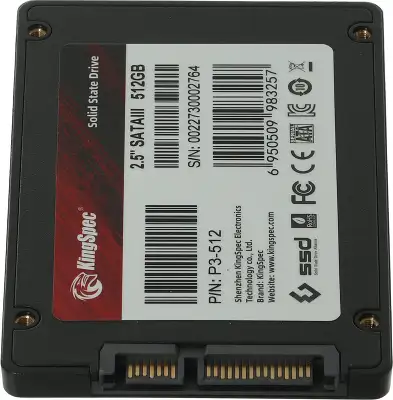 Накопитель SSD Kingspec SATA-III 512GB P3-512 2.5"