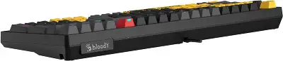 Клавиатура A4Tech S98 Sports механическая желтый/серый USB for gamer LED (S98 SPORTS LIME BLMS RED PLUS) кабель 1.8м