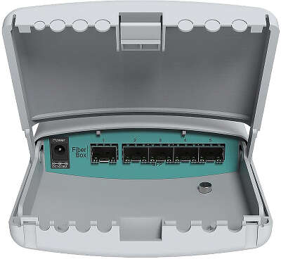 Маршрутизатор MikroTik FiberBox, LAN: 5x1.25 Гбит/с, кол-во SFP/uplink: 5x1.25 Гбит/с (CRS105-5S-FB)