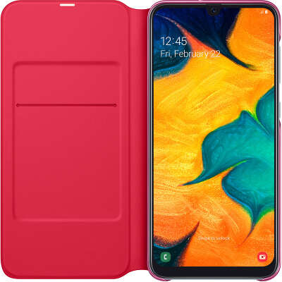Чехол-книжка Samsung для Samsung Galaxy A30 (2019) Wallet Cover белый (EF-WA305PWEGRU)