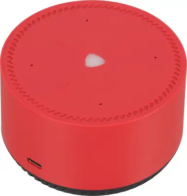 Умная колонка Yandex Станция Лайт Алиса красный 5W 1.0 BT 10м (YNDX-00025R)