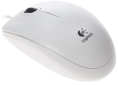 910-003360 Мышь Logitech B100 White USB OEM