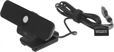 Камера Web Logitech HD Webcam C925e черный 3Mpix (1920x1080) USB2.0 с микрофоном (960-001180)