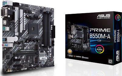 Материнская плата mATX LGAAM4 ASUS PRIME B550M-A/CSM