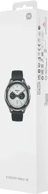 Смарт-часы Xiaomi Watch S4 47мм 1.43" AMOLED корп.черный рем.черный (BHR9195GL)