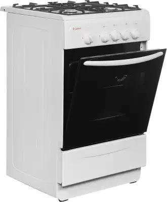 Плита Газовая Gefest CG 50М02 К73 белый (без крышки) реш.чугун