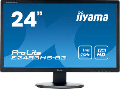 Монитор Iiyama 24" ProLite E2483HS-B3 черный TN