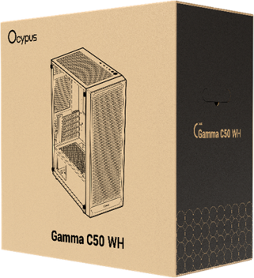 корпус Ocypus Gamma C50 WH, MATX, USB3.0*1+USB2.0*2