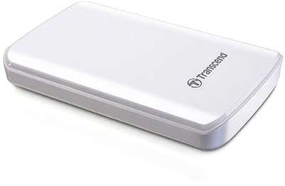 Внешний диск 1 ТБ Transcend StoreJet 25D3 [TS1TSJ25D3W] USB 3.0, белый