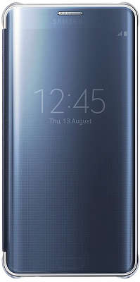 Чехол-книжка Samsung для Samsung Galaxy S6 Edge Plus Clear View Cover, черный (EF-ZG928CBEGRU)