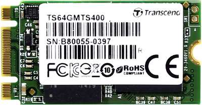 Твердотельный накопитель SSD Transcend 64Gb MTS400 M.2 (TS64GMTS400)
