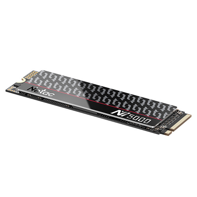 SSD накопитель Netac SSD NV5000-T 500GB PCIe 4 x4 M.2 2280 NVMe 3D NAND, R/W up to 4800/2700MB/s, IOPS(R4K) 200K/440K, TBW 320TB, with heat spreader, 5y wty