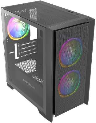 Корпус PowerCase Alisio Micro Z3B ARGB, черный, mATX, без БП (CAMZB-A3)