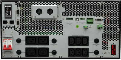 Источник бесперебойного питания Systeme Electric Smart-Save Online SRT, 6000VA/6000W, On-Line, Extended-run, Rack 2U+3U(Tower convertible), LCD, 6xC13, 4xC19, USB, RS-232, Pre-Inst. Web/SNMP