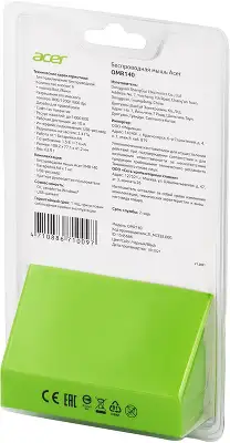 Мышь Acer OMR140 черный оптическая 1600dpi беспров. USB 6but (ZL.MCEEE.00G)