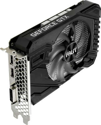 Видеокарта Palit nVidia GeForce GTX1650 StormX OC D6 4Gb GDDR6 PCI-E DVI, HDMI, DP