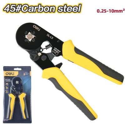 Инструмент обжимной Deli Пресс-клещи квадратные для обжима наконечников DL-L11 0,25-10 кв.мм