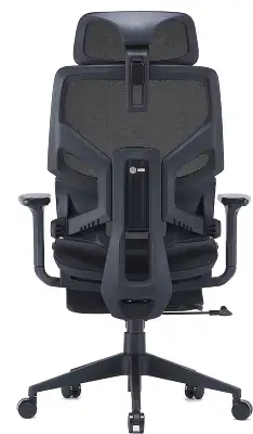 Кресло Cactus CS-CHR-MC01-BK черный сет./экокожа с подголов. крестов. пластик