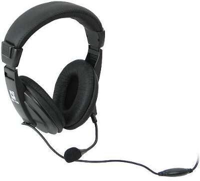 Defender Компьютерная гарнитура Gryphon 750 /накладные/ Ø40 мм/ рег.громк./2 x 3.5 mm стерео jack/ кабель 2м / черный