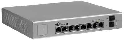 Коммутатор Ubiquiti UniFi Switch US-8-150W, управляемый, установка в стойку, PoE: 8шт.x30W (макс. 150W)