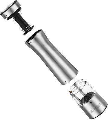 Перечница электрическая Kitfort KT-2029 серебристый