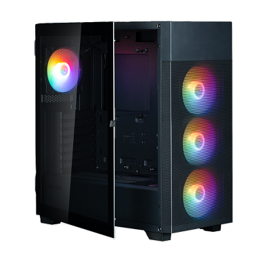 корпус ZALMAN S5 NEO, ATX, BLACK, WINDOW, 2xCOMBO (3.5" or 2.5"), 4x2.5", 1xUSB2.0, 1xUSB3.1, FRONT 3x120mm FRGB, REAR 1x120mm FRGB