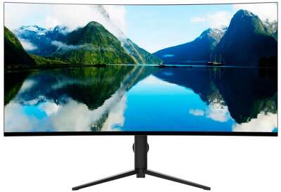 Монитор 34" Lime G340A Black (VA, 3440x1440, 2xHDMI+2xDP+Audio out +DC, 1 ms, 178°/178°, 300 cd/m, 4000:1, 165Hz, MM, Freesync/G-sync, Curved)