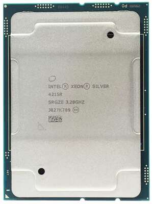 Центральный Процессор Intel Xeon® Silver 4215R 8 Cores, 16 Threads, 3.2/4.0GHz, 11M, DDR4-2400, 2S, 130W OEM