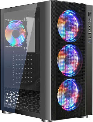 Корпус Ginzzu CL300 FAN 12CM RGB*4 USB3.0 Window