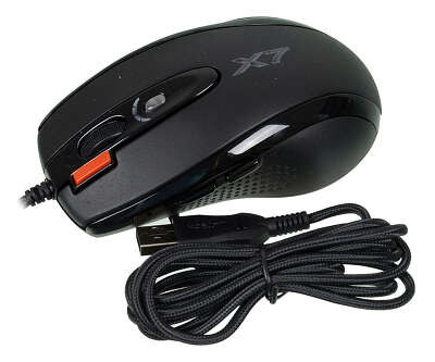 Мышь A4Tech XL-750BK черный лазерная 3600dpi USB2.0 6but (XL-750BK USB)