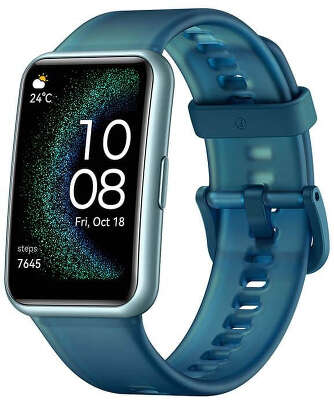 Смарт-часы Huawei Fit SE STA-B39 30мм 1.64" AMOLED корп.зеленый рем.зеленый разм.брасл.:130-210мм (55020ATF)