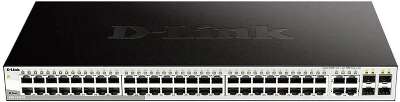 Коммутатор D-Link DGS-1210-52/FL2A Управляемый L2 коммутатор с 48 портами 10/100/1000Base-T и 4 комбо-портами 100/1000Base-T/SFP