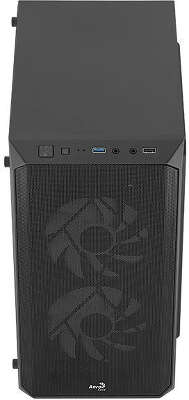 Корпус AeroCool CS-107-A-BK-v2, черный, mATX, Без БП (CS-107-A-BK-v2 )