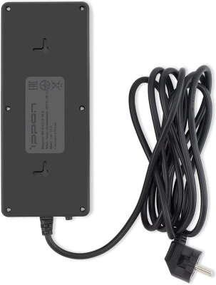Сетевой фильтр Ippon BK-8-EU-3-10-B, 8-розеток, 3 м, черный