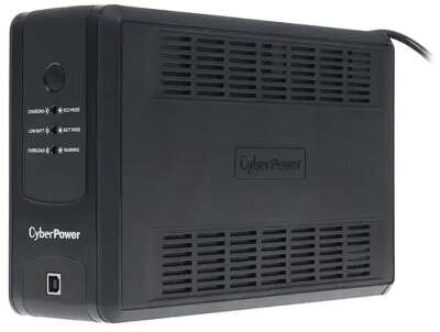CyberPower UT650EG ИБП {Line-Interactive, Tower, 650VA/390W USB/RJ11/45 (3 EURO), 12В/7 Ач х 1}