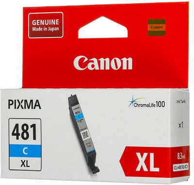 Картридж Canon CLI-481XL C (голубой, повышенной ёмкости)