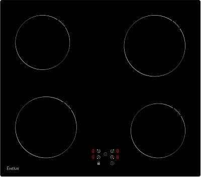 Встраиваемая варочная панель Evelux HEI 640 B