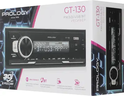 Автомагнитола Prology GT-130 1DIN 4x55Вт v4.2 ПДУ (PRGT130)