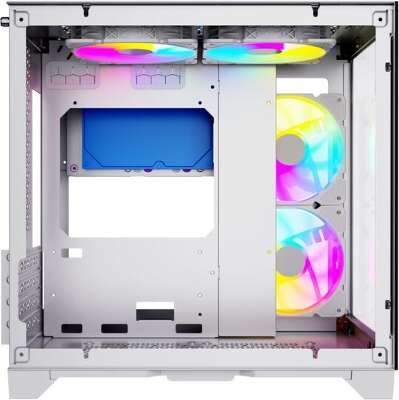 Корпус PowerCase Vision Micro, белый, mATX, Без БП (CVWM-L4)