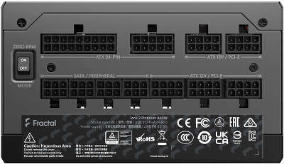 Блок питания 860Вт ATX Fractal Design Ion+ 2 Platinum 860W